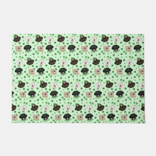 Happy St Patricks Day Labrador Retriever Hunde Fußmatte
