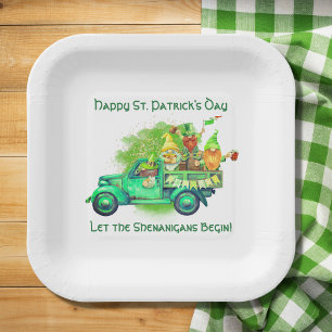 Happy St. Patrick's Day, Lass die Shenanigans begi Pappteller
