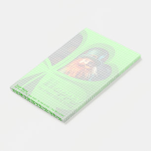 Happy St Patrick's Day Leprechaun Corporate NP4 Post-it Klebezettel