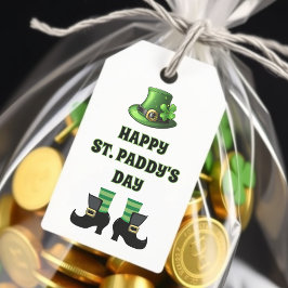Happy St. Patrick's Day Leprechaun Geschenkanhänger