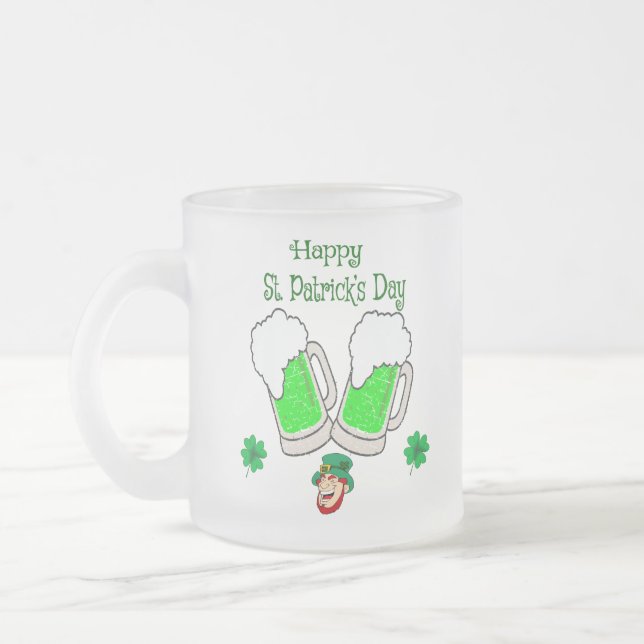 Happy St. Patrick's Day Leprechaun Mattglastasse (Links)