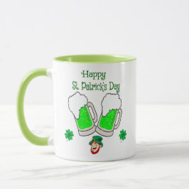Happy St. Patrick's Day Leprechaun Tasse