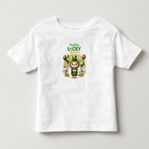 Happy St. Patrick's Day Lion Kleinkind T-shirt
