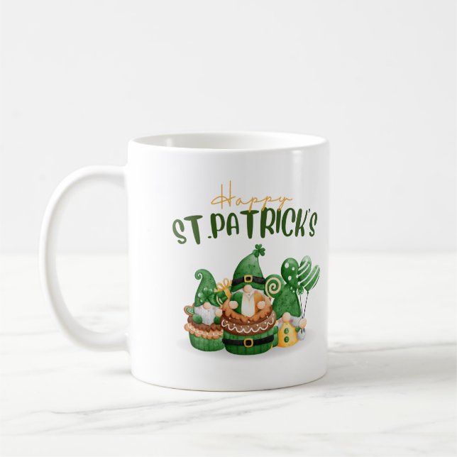 Happy St. Patricks Day - Lucky Irish Clover Party Kaffeetasse (Links)