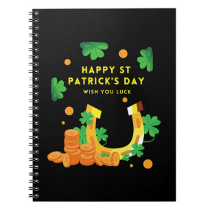 Happy St. Patricks Day - Lucky Irish Kleeblatt Notizblock