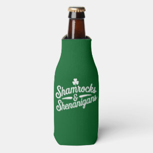 Happy St Patricks Day Lucky Kleeblatt & Shenanigan Flaschenkühler