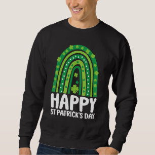 Happy St Patrick's Day Lucky Rainbow Kleeblatt Kos Sweatshirt