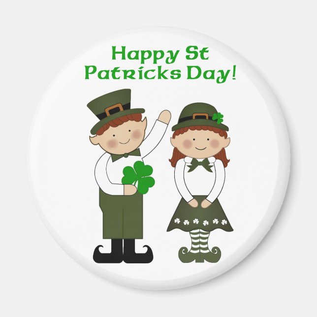 Happy St. Patrick's Day Magnet (Vorne)
