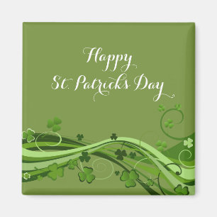 Happy St. Patrick's Day Magnete Blumenkleber Magnet