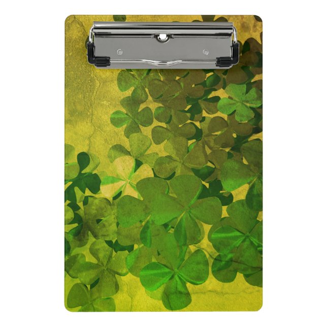 Happy St. Patrick's Day Mini Klemmbrett (Vorderseite)