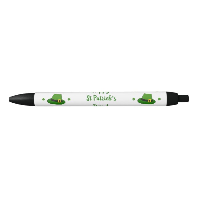 Happy St Patrick's Day Minimalistisch Niedlich Bla Kugelschreiber (Vorderseite)
