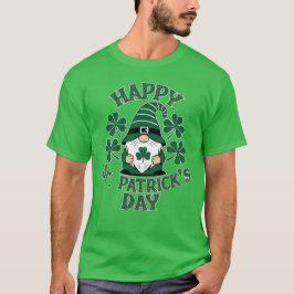 Happy St Patricks Day mit Niedlichem Irish Gnome T-Shirt