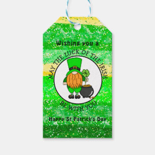 Happy St Patrick's Day Niedlich Leprechaun Geschenkanhänger