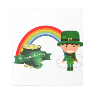 HAPPY ST PATRICK'S DAY NOTIZBLOCK