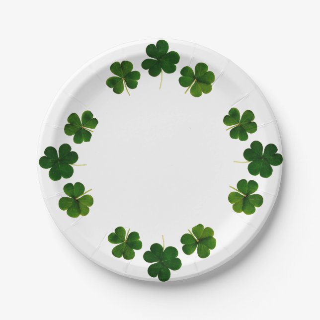 Happy St. Patrick's Day Pappteller (Vorderseite)