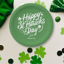 Happy St Patricks Day Party Custom Irish Kleeblatt