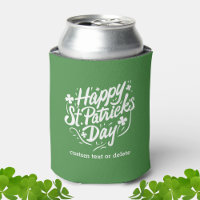 Happy St Patricks Day Party Kleeblatts Custom Beer