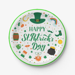 Happy St. Patrick's Day Party Pappteller