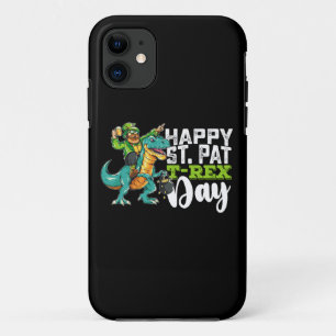Happy St Patrick's Day Pat T Rex Dinosaur Case-Mate iPhone Hülle
