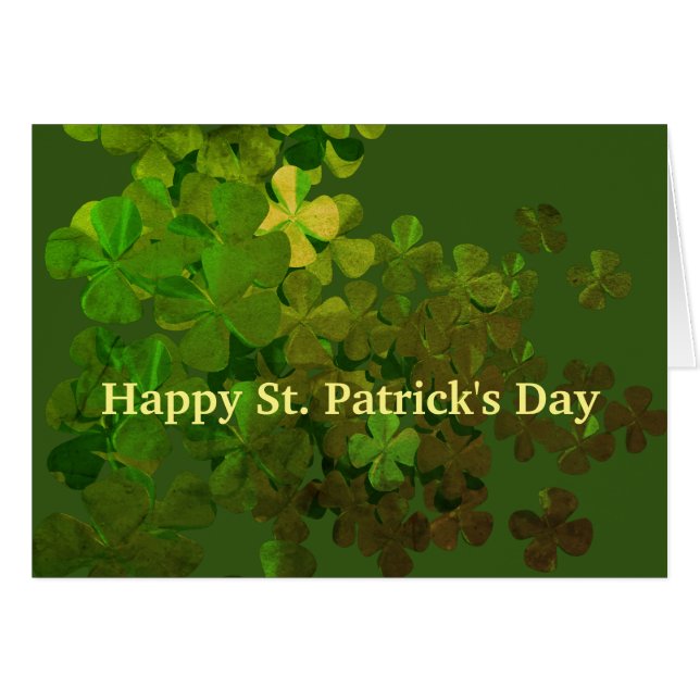 Happy St. Patrick's Day, personalisiert (Vorderseite (Horizontal))