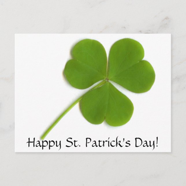 Happy St. Patrick's Day Postcard Postkarte (Vorderseite)