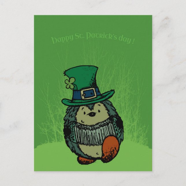 Happy st. Patrick's Day! Postkarte (Vorderseite)