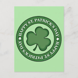 Happy St. Patricks Day Postkarte