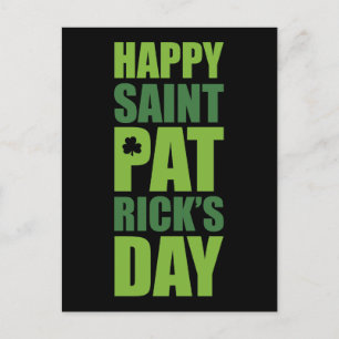 Happy St. Patrick's Day Postkarte