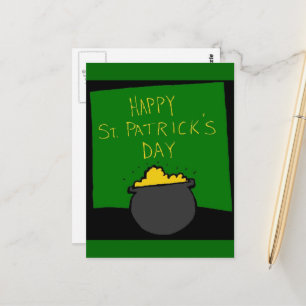 Happy St. Patrick's Day Postkarte