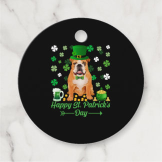 Happy St Patrick's Day Proud Irish Bulldog Lover Geschenkanhänger