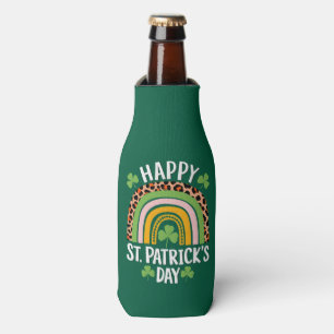 Happy St. Patrick's Day Rainbow Kleeblatt Flaschenkühler