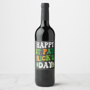 Happy St Patrick's Day Ristorante La Lanchetta Weinetikett