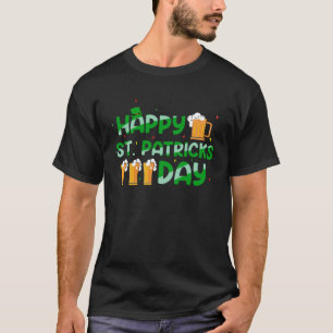 Happy St Patrick's Day Saint Pat Irish Beer Men W T-Shirt