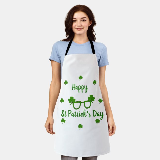 Happy St Patrick's Day Schürze (Getragen)