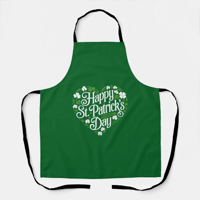 Happy St Patrick's Day Schürze (Vorderseite)