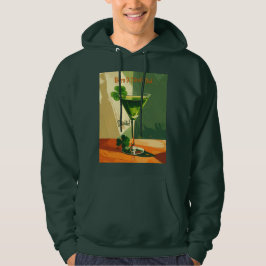 Happy St. Patrick's Day Shamrock Martini  Hoodie