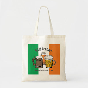 HAPPY ST PATRICK'S DAY Sláinte Beers Tragetasche