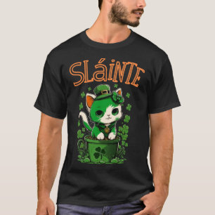 Happy St Patrick's Day Slainte Irish Gaelic Toast T-Shirt
