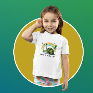 Happy St. Patrick's Day Snail Kleinkind T-shirt
