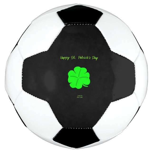 Happy St. Patrick's Day Soccer Ball (Vorderseite)