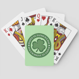 Happy St. Patricks Day Spielkarten