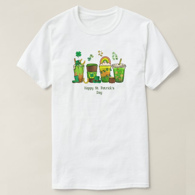 Happy St. Patrick's Day T - Shirt (Design vorne)