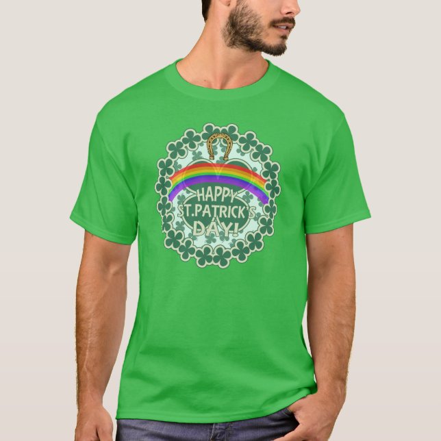 Happy St Patricks Day T-Shirt (Vorderseite)