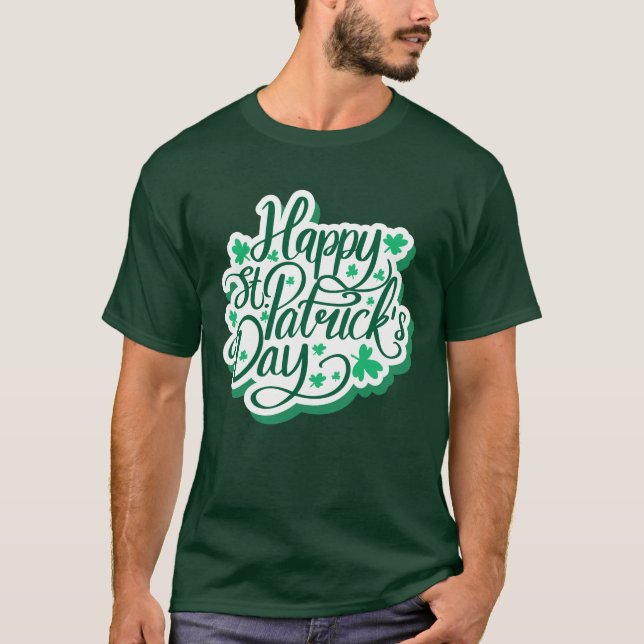 Happy St. Patrick's Day T-Shirt (Vorderseite)