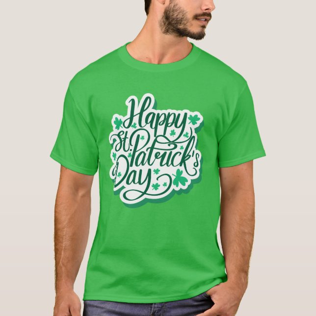 Happy St. Patrick's Day T-Shirt (Vorderseite)