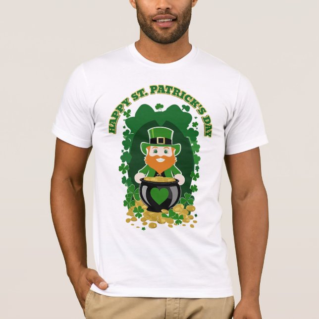 Happy St. Patricks Day T - Shirt perfekt (Vorderseite)