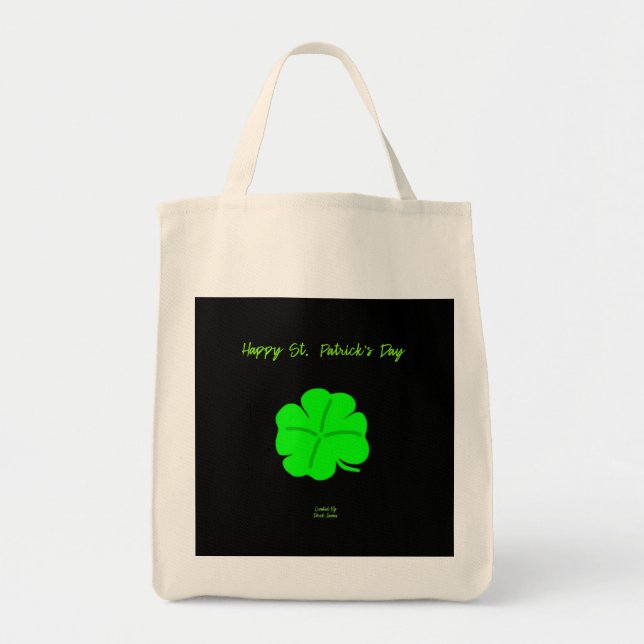 Happy St. Patrick's Day Tasche (Vorne)