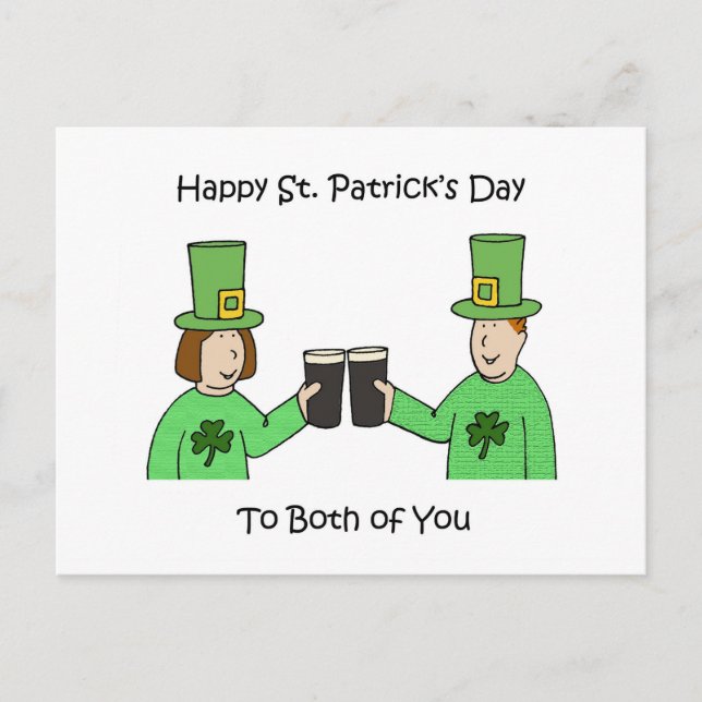 Happy St Patrick's Day to You Postkarte (Vorderseite)