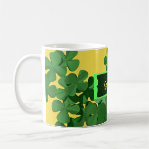 Happy St Patrick's Day und Viel Glück Kaffeetasse