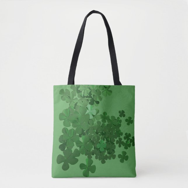 Happy St Patrick's Day und Viel Glück Tasche (Vorderseite)